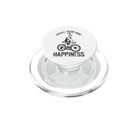 Pedalea tu Camino hacia la Felicidad PopSockets PopGrip para MagSafe