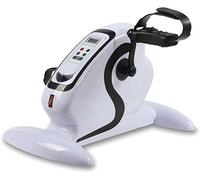 Pedaleador eléctrico portátil para ejercitar Brazos y piernas, minibicicleta estática para piernas, Color Negro,Black