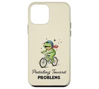 Pedaleando hacia Problemas Ciclista Rana Auto Sabotaje Meme Carcasa para iPhone 12 Mini