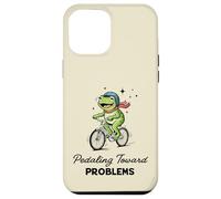Pedaleando hacia Problemas Ciclista Rana Auto Sabotaje Meme Carcasa para iPhone 12 Pro MAX