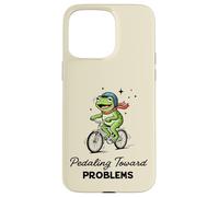 Pedaleando hacia Problemas Ciclista Rana Auto Sabotaje Meme Carcasa para iPhone 15 Pro MAX