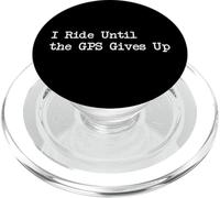 Pedaleo hasta que el GPS me dé por vencidas citas divertidas sobre ciclismo PopSockets PopGrip para MagSafe