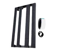 Pedalera de efecto, marco de metal, tablero FX de guitarra, compacto, diseño ligero y resistente para músicos, ideal para guitarristas de concierto, jugadores profesionales, entusiastas de la música