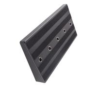 Pedalera de efectos de guitarra antideslizante, portátil, ligera, para profesionales, compacta, ligera, con poder oculto para organización de efectos