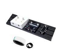 Pedalera de guitarra, pedal de efecto súper ligero, organizador de cables de guitarra, suministros resistentes para amantes de la música de precisión con gestión y construcción de cables mejoradas