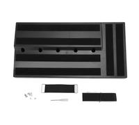 Pedalera de Guitarra, Pedalera de Efecto de Guitarra, Pedalera Pequeña, Compacta y Ligera Portátil con Cinta Adhesiva, Accesorios de Guitarra, 21,7x10,6x2,8 Pulgadas, Negro