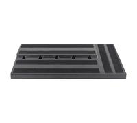 Pedalera para músico, soporte de efecto bajo, base de accesorios de guitarra, chasis de carga fuerte, ganchos de gestión de cables, escenario de actuación de instrumentos, viaje portátil compacto