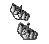 Pedales anchos for reposapiés MX Offroad, color negro, compatibles con Harley Sportster 883 Softail Fat Boy Dyna Touring(B)