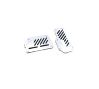 Pedales Antideslizantes Accesorios generales pedales automóviles 3 piezas pedal acelerador automóviles embrague dfreno juego aleación aluminio antideslizantes Cubrepédales Freno(Automatic Black 2pcs)