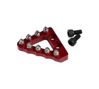 Pedales antideslizantes Ajuste para Beta 125 200 250 300 350 390 400 430 450 RR RS RRS 2T 4T placa Pedal freno trasero palanca cambio marchas, punta motocicleta(Red)
