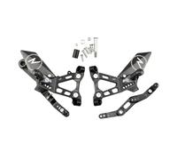Pedales antideslizantes Ajuste para BMW S1000RR 2019-2025 Pedal motocicleta estribos traseros ajustables palanca cambios Kit freno(Carbon B Titanium)