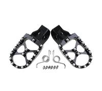 Pedales antideslizantes Ajuste para KTM SX SXF EXCEXCF XC XCF CNC pedales estriberas motocicleta 125 150 250 300 350 450 500 2016-2013(Black)
