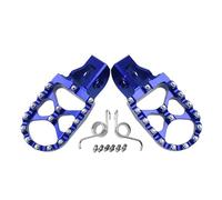 Pedales antideslizantes Ajuste para KTM SX SXF EXCEXCF XC XCF CNC pedales estriberas motocicleta 125 150 250 300 350 450 500 2016-2013(Blue)