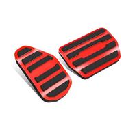 Pedales Antideslizantes Cubierta Interna Del Acelerador Antideslizante Antiarañazos Antisuciedad Cubierta Especial Aluminio Para Daihatsu Para Move Para Canvas Para LA660S Cubrepédales Embrague(Red)