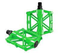 Pedales antideslizantes for bicicleta de montaña, rodamiento aleación aluminio ultraligero, 2 uds ESSEIEIE(Green)