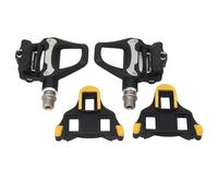 Pedales Automáticos para Bicicleta de Carretera, Pedales de Bicicleta Autoblocantes Profesionales, Tensión Ajustable, Eje Ligero de Cromo Moly, Rendimiento Estable con SPD para