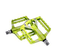 Pedales Bicicleta Ligeros 1 par de Aviación aleación Aluminio la Bici del Camino MTB Pedales Ultraligero el Pedal cojinete Bicicleta Piezas(Green)