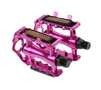 Pedales Bicicleta Ligeros Pedal 2 Piezas de Bicicletas Pedales MTB Ciclismo Plataforma aleación Aluminio Deportes al Aire Libre 4 Colores la montaña del Pedal Accesorios(Pink)