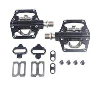 Pedales Bicicleta Pedales de Bicicleta Plataforma autoblocantes Doble Cara for montaña(M213 Black)