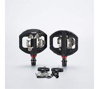 Pedales Bicicleta,Pedales MTB Pedal De La Bicicleta MTB Auto-Bloqueo del Doble Automáticos Plataforma Adaptadores con Grapa para