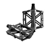 Pedales Bicicleta,Pedales Plataforma MTB Pedal De Bicicletas Fibra Nylon Plantas Planas Ultraligero Pedales Planos 9/16 Pulgadas Rodamientos Bicicleta Montaña(A Green)