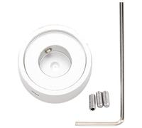 Pedales Botones Efectos Guitarra Tapa Con Tornillo De Aleación De Aluminio Plata