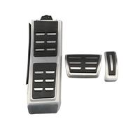 Pedales Coche Para A1 A4 A6 Q5 8X GB B6 B8 C6 C7 C8 8R 80A Acelerador Freno Sin Perforaciones Cubiertas Para Pedales Reposapiés Gasolina Combustible CYPMDW(AT with Rest)