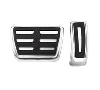 Pedales Coche Para A4 B9 A5 F5 2016-2023 Volante A La Izquierda, Sedán Avant Sport Reposapiés Freno Gas Cubierta Acero Inoxidable Pedales Antideslizantes(2Pcs AT)