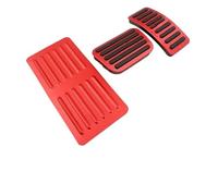 Pedales Coche Para BYD Para Song Para Pro II 2019 2020 2021 2022 Acelerador Gas Freno Reposapiés Pedal Acero Inoxidable Pedal Coche Pedal Covers(3 Red)