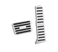 Pedales Coche Para BYD Seal U Song Plus DM-i EV 2023-2024 Pedales Freno Antideslizantes Cubiertas Pedal Combustible Coche Piezas(Silver)