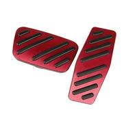 Pedales Coche Para Chevrolet Para Holden Para Equinox Pedal Acelerador Y Freno Acero Inoxidable Sin Perforaciones, Almohadillas Para Pedales Coche Pedal Covers(Red)