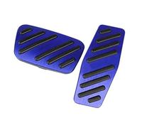 Pedales Coche Para Chevrolet Para Holden Para Equinox Pedal Acelerador Y Freno Acero Inoxidable Sin Perforaciones, Almohadillas Para Pedales Coche Pedal Covers(Blue)