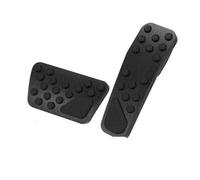 Pedales Coche Para Dodge Para Charger Para Challenger 2009-2019 Para Chrysler 300 2014-2019 Pedales Freno Gas Aluminio 2 Piezas Cubierta Antideslizante Pedal Covers(Negro)