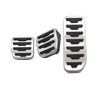 Pedales Coche para Land para Rover para Range para Rover Evoque L538 L551 2012-2020 Cubierta Pedal Antideslizante Freno Combustible Gasolina Pedal reposapiés Juego(3 pcs)