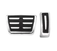 Pedales Coche Para Q7 2016-2021 Cubiertas De Pedal Combustible Freno Almohadillas Almohadilla Reposapiés(2Pcs AT)