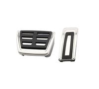 Pedales Coche para VW para Touran LHD 2017 2018 2019 2020 2021 Cubierta Protectora Pedal Apoyo Freno Gas Pedales Coche Acero Inoxidable Pedal Freno(AT Without Rest)