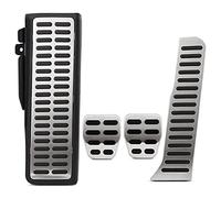 Pedales Coche,Pedal Coche Pedal de coche Uso apto para Jetta Mk5 Golf 5 6 Scirocco Cc Conejo Eos TIGUAN TOURAN/Uso apto para SKODA OCTAVIA A5 SUPERB YETI Uso apto para SEAT ALTEA LEON TOLEDO(MT 4pcs