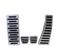 Pedales Coche Pedales De Coche Para Civic 2006-2011 Volante A La Izquierda MT Acelerador Freno Embrague Cubierta Aluminio CYPMDW(Silver MT)