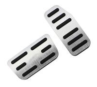 Pedales Coche Pedales De Coche Para Jazz GR1 2020 2021 2022 2023 2024 2025 Con Cubiertas Antideslizantes Para Pastillas De Freno Y Acelerador CYPMDW(Silver 2PCS)