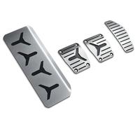 Pedales con reposapiés de acero para 2024+ Dacia.Duster III 3 (P1310) / BIGSTER (R1310) | Manual | 4 piezas Pedal Pedal Poggapiedi Pedaliere Essential Expression Journey Extreme DUSTER Accesorios