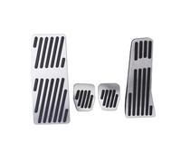 Pedales Cubierta Coche Cubiertas Aluminio Pedales para Mazda 3 CX30 MX30 CX50 CX90 2020-2025 con Transmisión Manual MT Antideslizantes Acelerador Freno Embrague(4PCS)