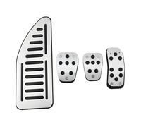 Pedales Cubierta Coche para Puma 2019-2023 para Ecosport 2013-2023 Cubiertas Antideslizantes Pedales Coche Almohadillas Competición Accesorios Aleación Aluminio(4PC MT with Rest Pedal)