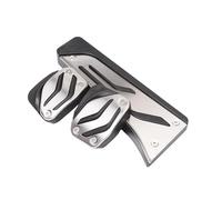 Pedales Cubierta Coche para Serie 1 2 3 4 M3 M4 E87 E90 F20 F21 F30 F32 F36 F80 F82 Cubiertas Acero Inoxidable Pedal Acelerador Embragu(MT3PCS)