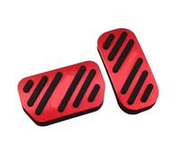 Pedales Cubierta para C-HR para C HR para CHR 2016-2022 Cubiertas Aluminio Pedales Acelerador Freno(2PC AT Red)