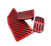 Pedales Cubierta Para Corolla E210 2019 2020 2021 2022 2023 2024 2025 Para Híbrido Cubiertas Pedales Acelerador Freno Reposapiés(AT 3pcs Red)