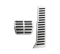 Pedales Cubierta Volante A La Izquierda para VW para Golf 5 6 MK5 MK6 Protector Reposapiés Pedales Acelerador Freno Embrague(2Pcs AT)