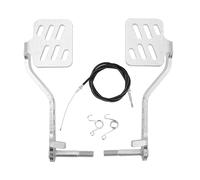 Pedales de Acelerador de Freno, Cable de 71 Pulgadas Apto para Roadde 196 y 6,5, Azusa Fun Kart, 1 par de Pedales de Go Kart Pedales de Acelerador de Freno