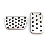 Pedales De Acero Inoxidable AT MT Para Coche, Acelerador, Freno, Almohadillas Antideslizantes Para Civic FC FK 2016, 2017, 2018, 2019, 2020 Y 2021(2 pcs)