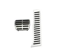Pedales De Acero Inoxidable AT MT Para Volkswagen Para VW Para CC Para Passat B6 B7 R36 Para R-line Y Para Skoda Par Superb Con Volante A La Izquierda Auto(AT Without Rest)