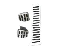 Pedales De Acero Inoxidable AT MT Para Volkswagen Para VW Para CC Para Passat B6 B7 R36 Para R-line Y Para Skoda Par Superb Con Volante A La Izquierda Freno(MT Without Rest)